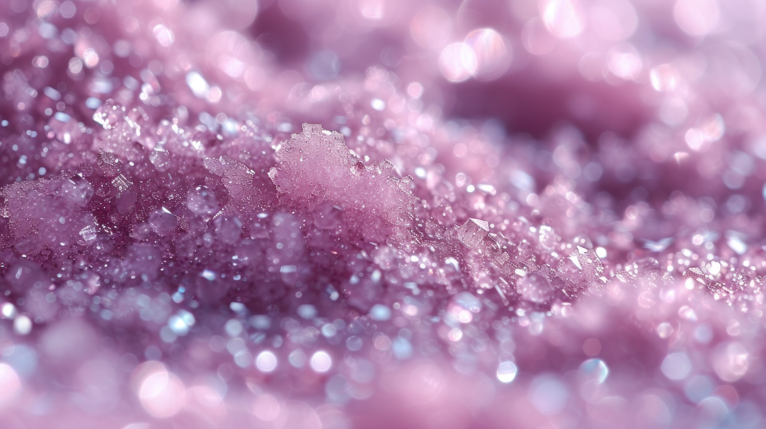 a close up view of a pink and purple background with lots of small bubbles on the top of the image.